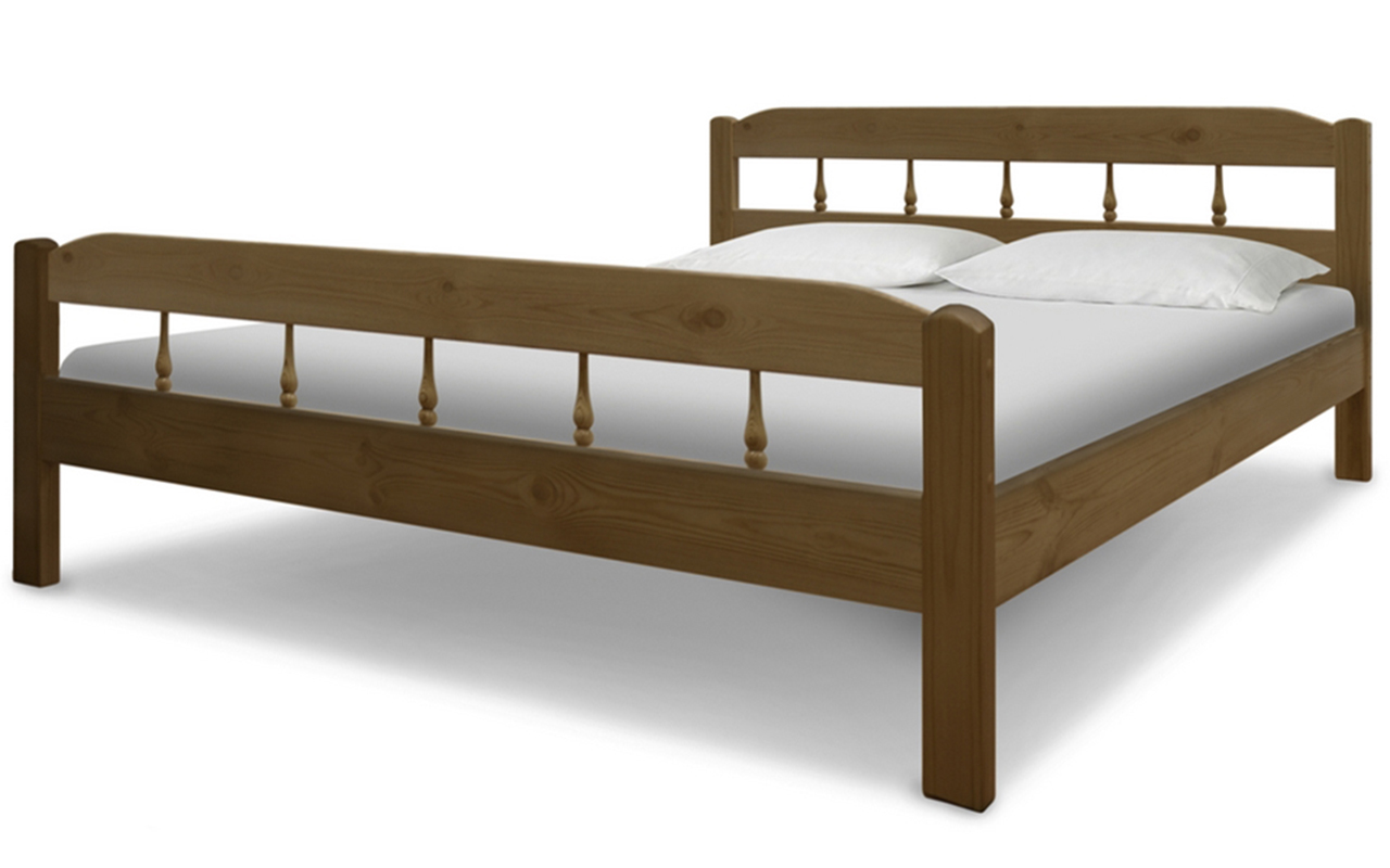 фото: Кровать ВМК-Шале Деревянные Бюджет 1 140x200 см